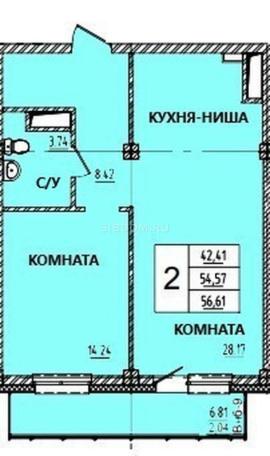 Новостройки, 2-комн., Красноярск